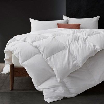 Peace Nest Medium Weight White Goose Feather Down Comforter, Twin