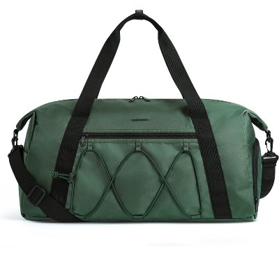 Gym Bag for Men Women, Sports Travel Duffel Bag With Shoe Compartment & Wet Pocket
