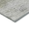 Taupe Beige And Brown Abstract Washable Indoor Outdoor Area Rug - 4 of 4