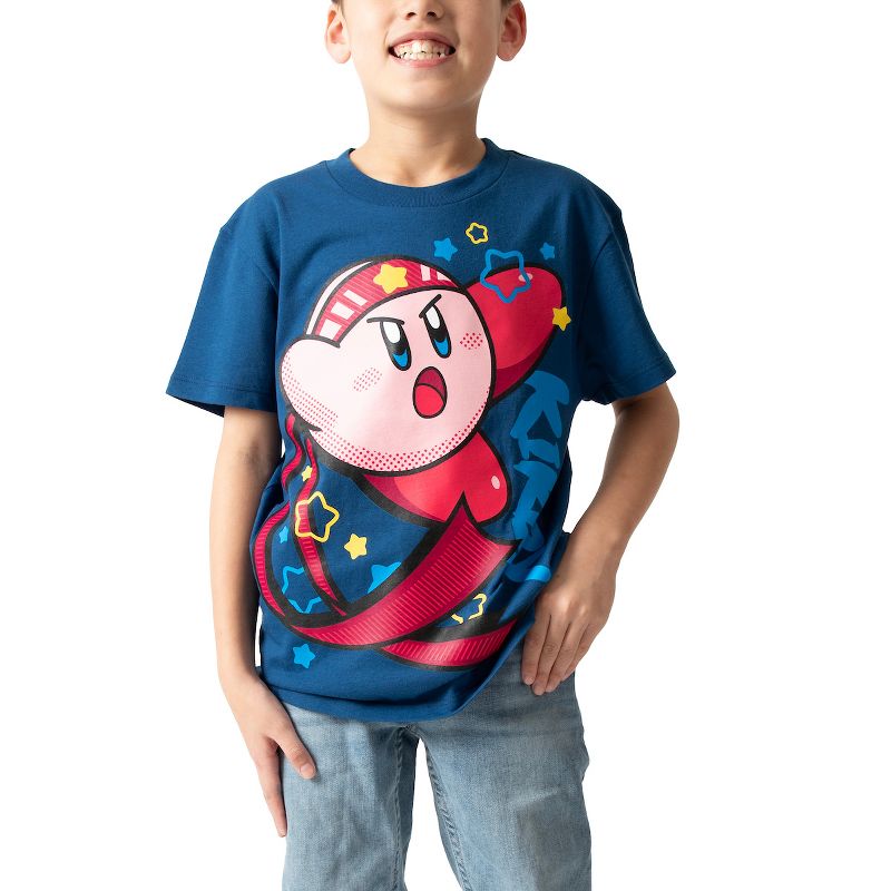 Kirby Characters 2-Pack Small Size T-Shirt 4-Pcs and Ankle Socks 5-Pcs Set, 3 of 7
