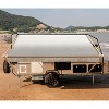 ALEKO 15X8 Feet Vinyl RV Awning Fabric Replacement for Retractable Awning, GREY - 4 of 4