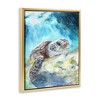 Stupell Industries Sea Turtle Ocean Watercolor, 17" x 21" - 3 of 4