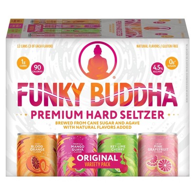 Funky Buddha Hard Seltzer Variety Pack - 12pk/12 fl oz Cans