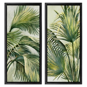 Stupell Industries Swaying Green Palms, 15" x 31" - 1 of 4