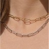 Bearfruit Jewelry Sterling Silver 18k Gold Plated Amelia Chain Necklace - 2 of 4