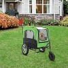 FDW 2-in-1 Dog Stroller & Bike Trailer Weatherproof Pet Carrier with Removable Hitch & Spacious Interior Bicycle Trailer Jogger Stroller for Medium and Large Dogs - 2 of 4