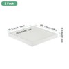 Unique Bargains Ceramic Durable Indoor Decorative Plant Saucer 2 Pcs - 2 of 4