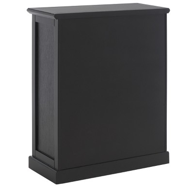 Maralah Black Solid Wood 5-Shelf Cube Bookcase