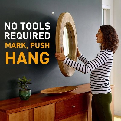 3-Pack Hardened Steel Drywall Picture Hangers with Spot Markers