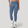 Anna-Kaci Women's Seamless Ribbed High Waist Full Length Leggings with Compression Fit - 4 of 4