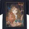 Harry Potter Hermione Granger Crew Neck Short Sleeve Men's Black T-shirt - 2 of 4