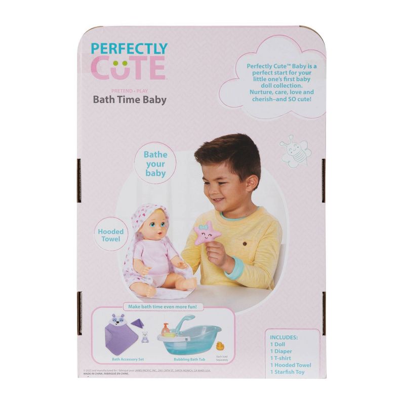 Perfectly Cute Bathtime Baby Doll - Blonde Hair, 6 of 8