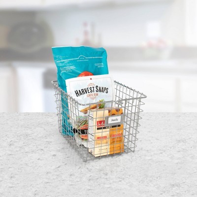 Spectrum Chrome-Plated Small Metal Storage Basket