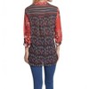 Women's Mixed Print Crinkle Shirt - Multiples - 3 of 4