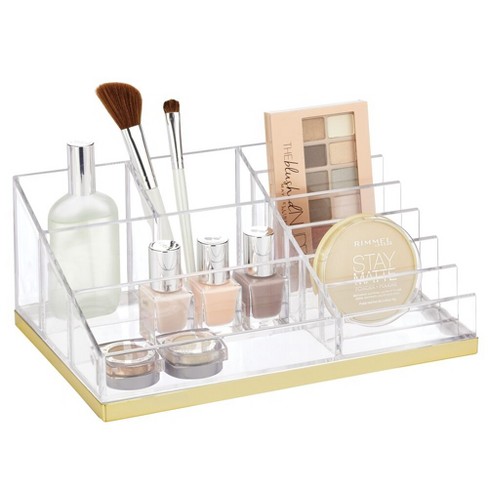 Mdesign Plastic Makeup Organizer W/ Drawers/ Divided Sections, Light  Pink/clear : Target