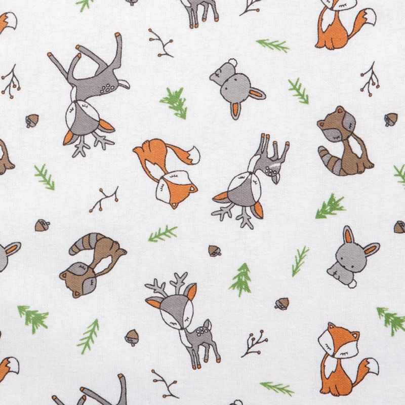 Trend Lab Deluxe Flannel Fitted Crib Sheet - Forest Nap, 3 of 5