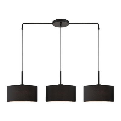 Livex Lighting Bainbridge 3 - Light Chandelier in  Black