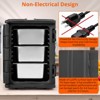 Portable Food Warmer, 82 Qt Hot Box, Large Inner Capacity, Orienteering Wheel, Compatible with 3/6" or 6/2.5" Plates, for Parties, Travel - 4 of 4