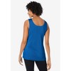 Woman Within Plus Size Rib Knit Tank - 3 of 4
