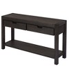 XIYUYEU Narrow Console Table with Storage,2  Drawers & 1 Bottom Shelf,Foyer Table for Entryway,Hallway,Living Room - 3 of 4