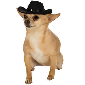 Rubies Black Cowboy Hat for Pets