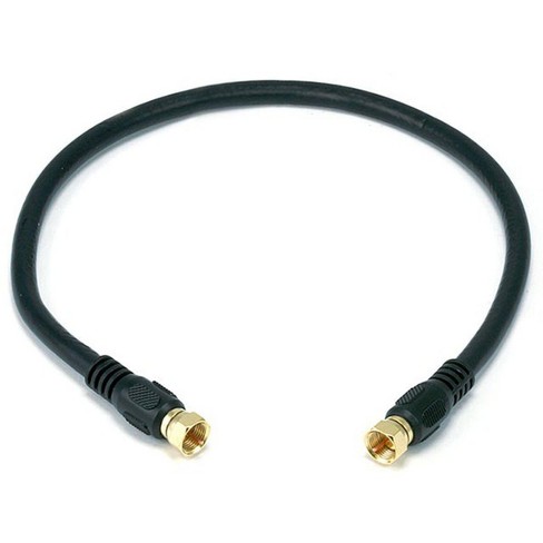 Monoprice 15ft Coaxial Audio/Video RCA Cable M/M RG59U 75ohm (for S/PDIF,  Digital Coax, Subwoofer & Composite Video)