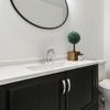 Cobbe Bathroom Faucet 2-Handle Brushed Nickel with Aerator, Swan Style 4-inch Centerset Vanity Sink with Pop-Up Drain and Supply Hoses - 3 of 4
