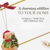 Spode Christmas Tree Teddy Bear Ornament, Durable Holiday Ornament for Festive Decor & Winter Wonderland Display - Sleek Seasonal Ornaments - 3 of 4
