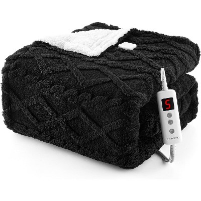 Heated Blanket, Soft Washable Electric Blanket, Heating Blanket for Bedding, With 10 Heat Settings, Sofa and Bed