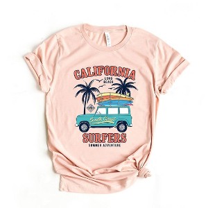 Simply Sage Market Women's California Surfers Short Sleeve Graphic Tee - 1 of 3