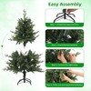 4Ft Small Christmas Tree with Lights, Prelit Artificial Xmas Tree with 150 Warm White Lights - 4 of 4