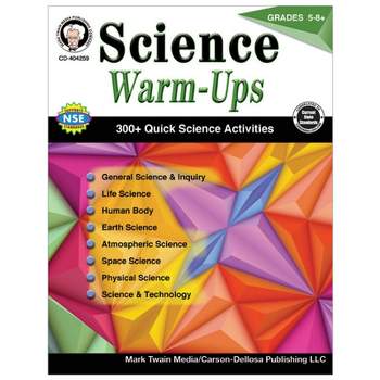 Mark Twain Media Science Warm-Ups Resource Book, Grade 5-8
