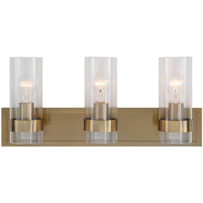 Uttermost Cardiff 23-in Wide Antique Brass 3 Light Vanity