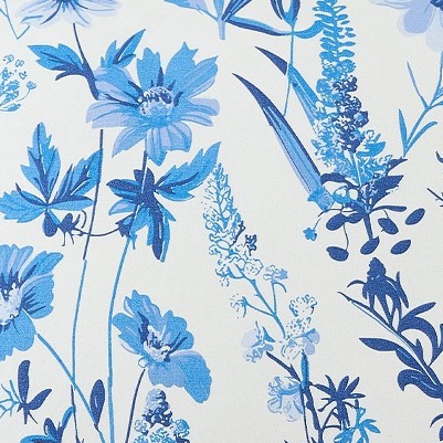 blue floral