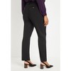 ELOQUII Women's Plus Size Kady Fit Double-Weave Pant - 3 of 4