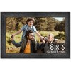 PosterPalooza | 8x6 Wide Barnwood Picture Frame, UV Acrylic, 6 Finishes - Grey, Brown, White, and Black - 2 of 4
