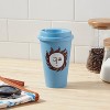 16oz 3pk Plastic Reusable Coffee Cup with Designs - Room Essentials™ - image 2 of 3