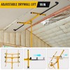 11 Ft Drywall Lift, 150LBS Capacity Rolling Drywall Rolling Lifter, Heavy Duty Sheetrock Hoist with Telescopic Arm for Home & Commercial Use - 3 of 4