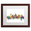 Trademark Fine Art - Michael Tompsett 'Houston Texas Skyline' Matted Framed Art - 2 of 3