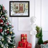 SEVOBAL Wall Art Christmas Holiday Porch Framed Decor for Living Room Farmhouse Seasonal Display, Black, 14"*1"*18" - 2 of 4