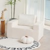 Vynxaria Adjustable Upholstered Human Dog Bed & Bean Bag Sofa with Massage Pillow - 3 of 4