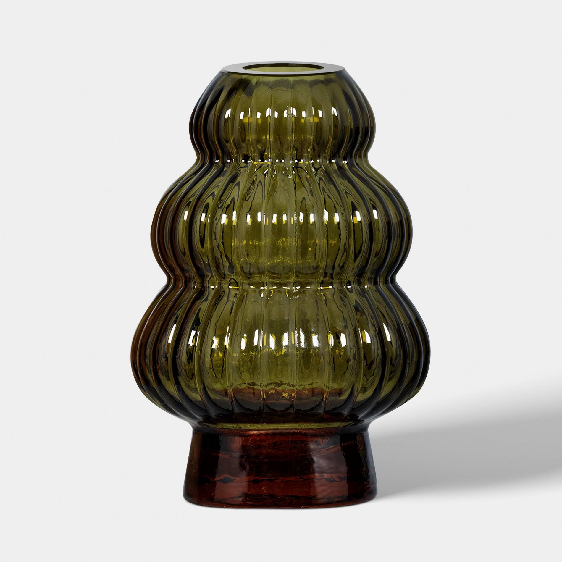 Glass Tree Bud Vase Green - Room Essentials™