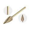 Unique Bargains 3/32 Inch Tree Shape Bit Electric Nail Drill File Cuticle Cleaner Tool for Rotary Nail Drill Machine Manicure Pedicure Polishing Kit - 3 of 4