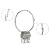 Unique Bargains Metal Wear-Resistant Portable Office Key Organizers with Rings - 3 of 4