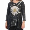 Women's Chit Chat Wave Knit Top - Jess & Jane - 2 of 2