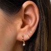 Freekiss 3 Pairs Gold Hoop Earrings Set: Dainty Stud Earrings Trendy Small 14K Gold Plated Hypoallergenic Dangle Cartilage - 2 of 4