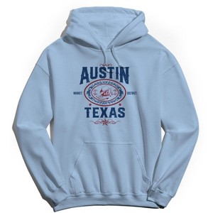 Social Collective Men's Austin  Americana 4Th Of July Long Sleeve Graphic Cotton Sweatshirt Hoodie - 1 of 4