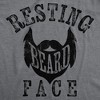 Mens Funny T Shirts Resting Beard Face Sarcastic Facial Hair Novelty Tee For Men - Crazy Dog Men's T Shirt - 2 of 4