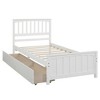 Twim Size Wood Platform Bed with Two Drawers - 2 of 4