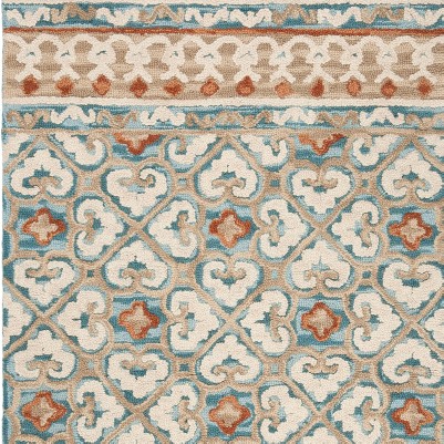 ivory/blue
